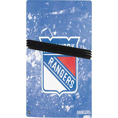 NHL New York Rangers Frozen PS5 Pro Console Skin